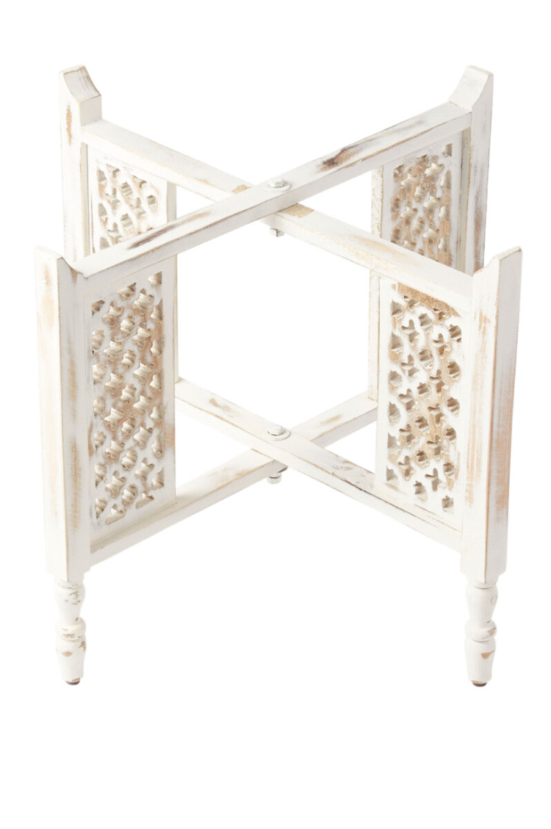 Opvouwbaar onderstel voor klaptafel Hania, wit, 60 cm