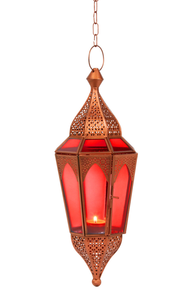 Indiase hanglantaarn Lalita - Rood box