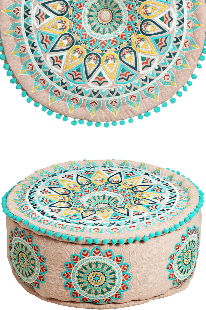 Oosterse poef Badar -2- box