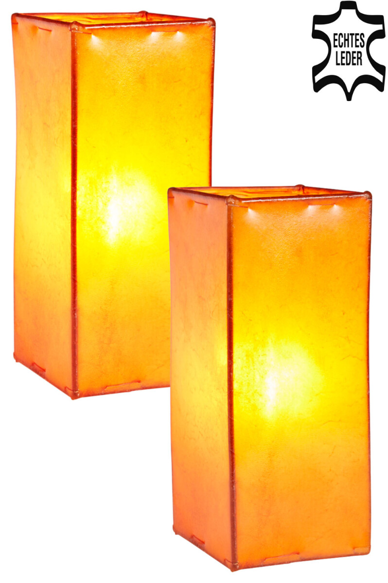 Set van 2 nachtlampjes/tafellampjes Jank box