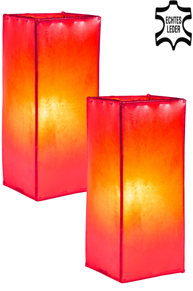 Set van 2 nachtlampjes/tafellampjes Jank box