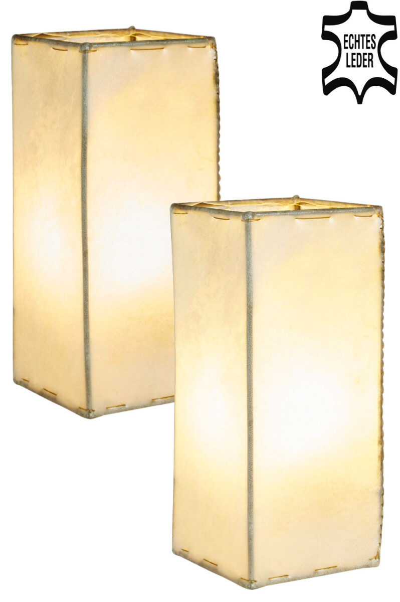Set van 2 nachtlampjes/tafellampjes Jank box