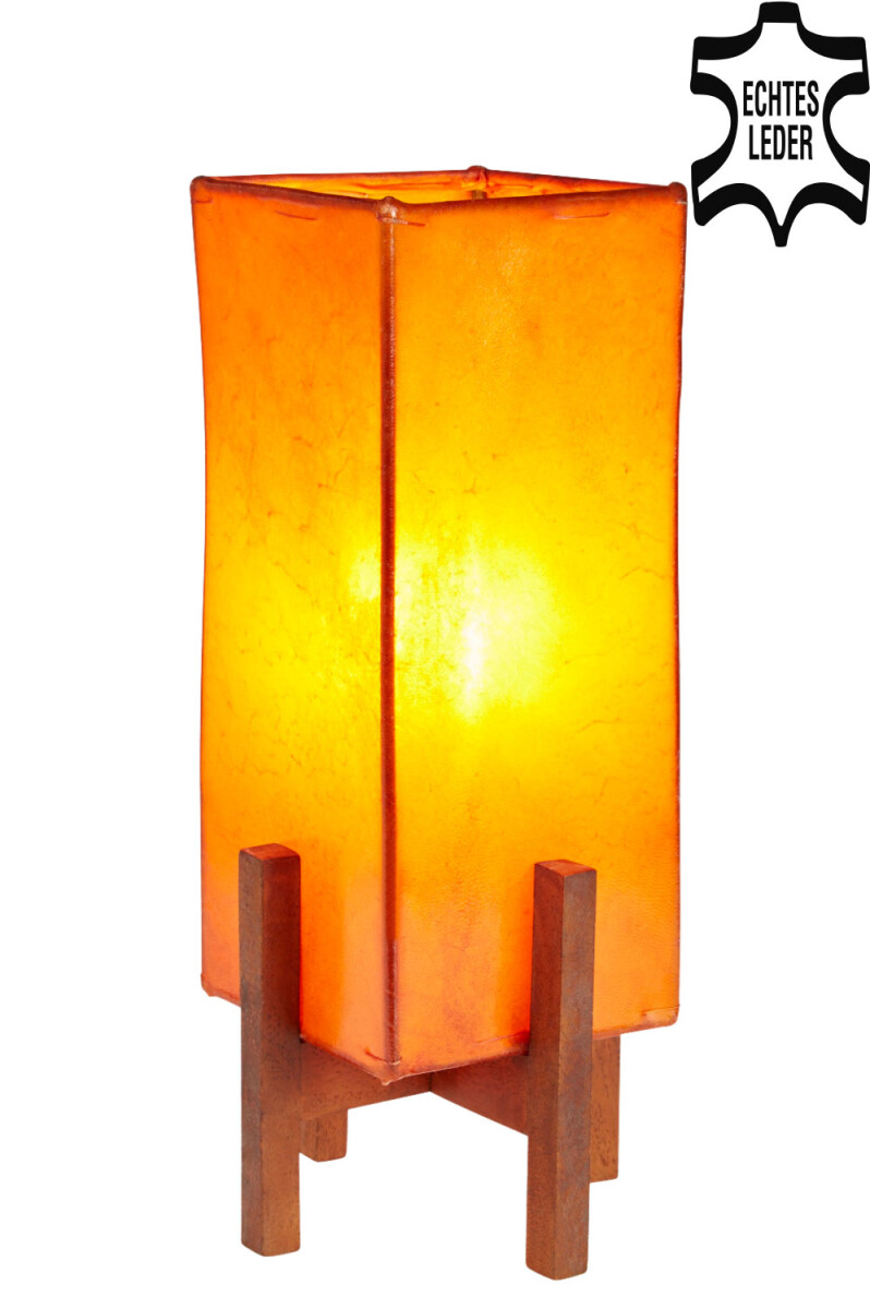 Nachtlampje/tafellamp Janka, oranje met  box