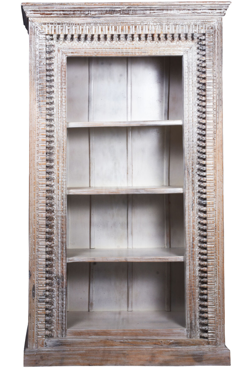 Oosterse boekenkast van massief hout &nd box
