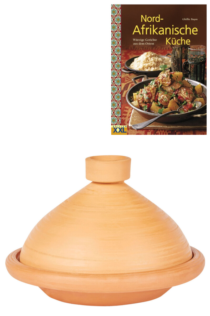 Set van 2 ORIGINELE Tuareg-tajines &Osla box