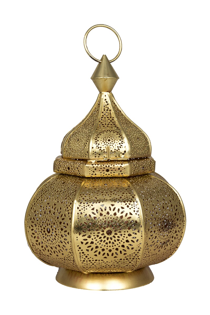 Oosterse Indiase windlicht Lamis Gold box