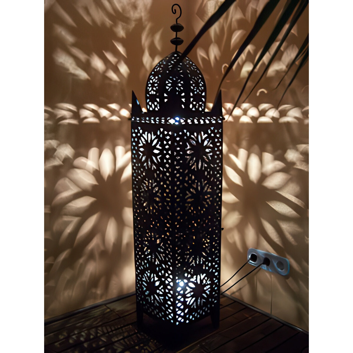 Mediterrane lantaarn Frane 130 cm box