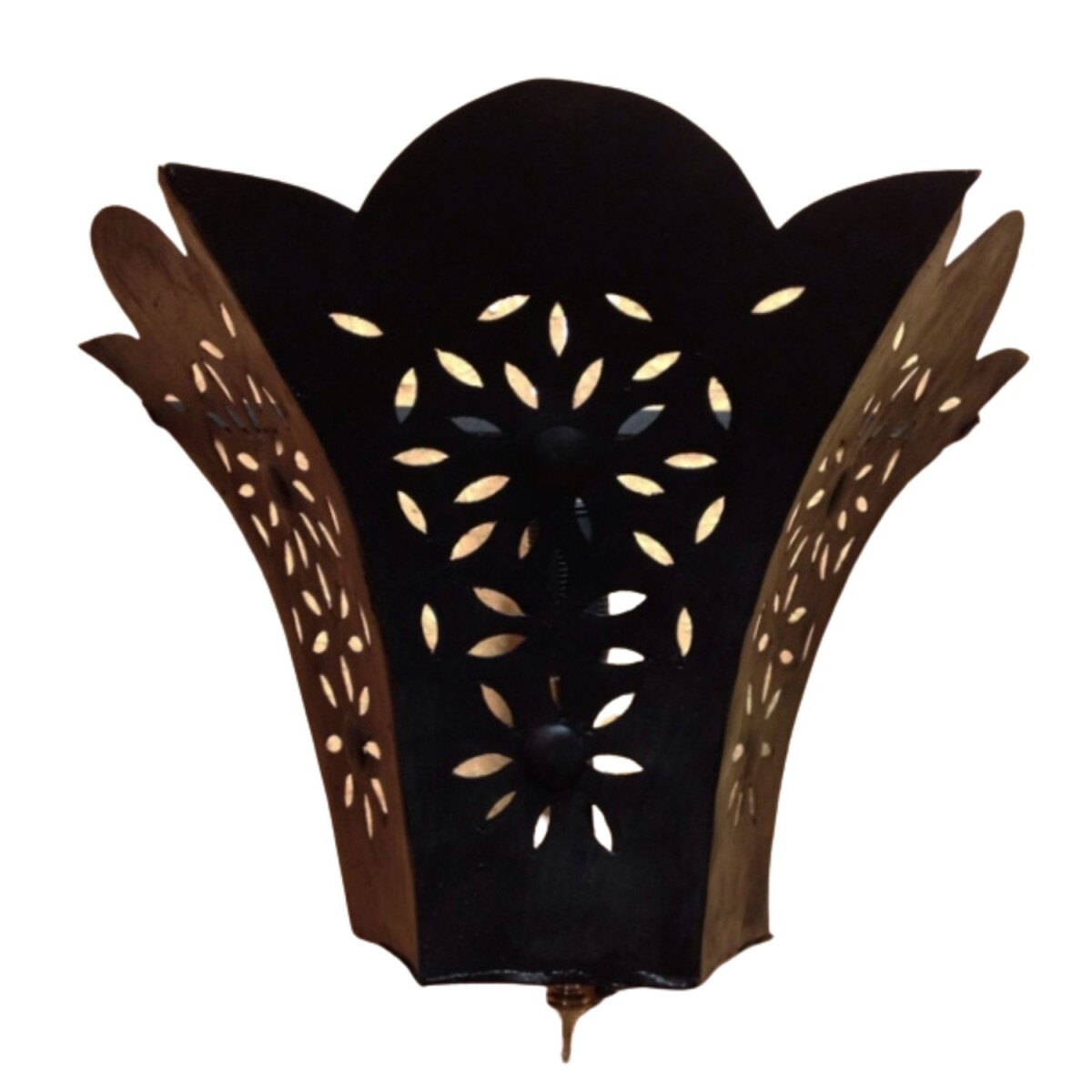 Marokkaanse wandlamp Abelia, hoogte 38 c box