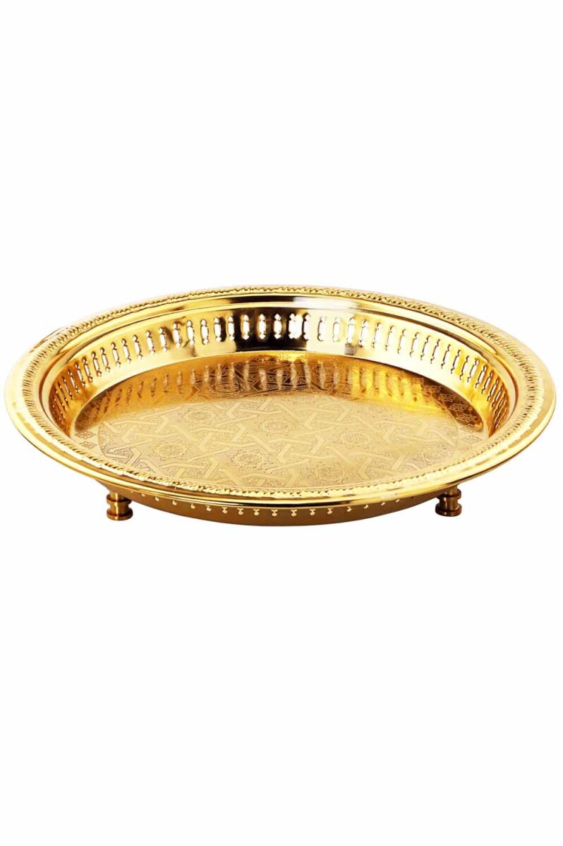 Oosters dienblad Juman 40 cm goud box
