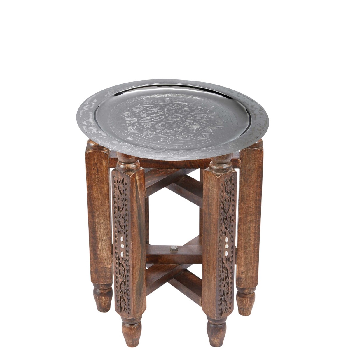 Oosterse salontafel Halab bruin Mehdia z box