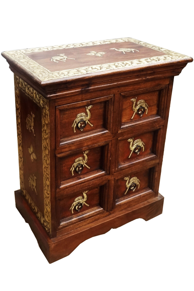 Indiase nachtkastje Mohini box
