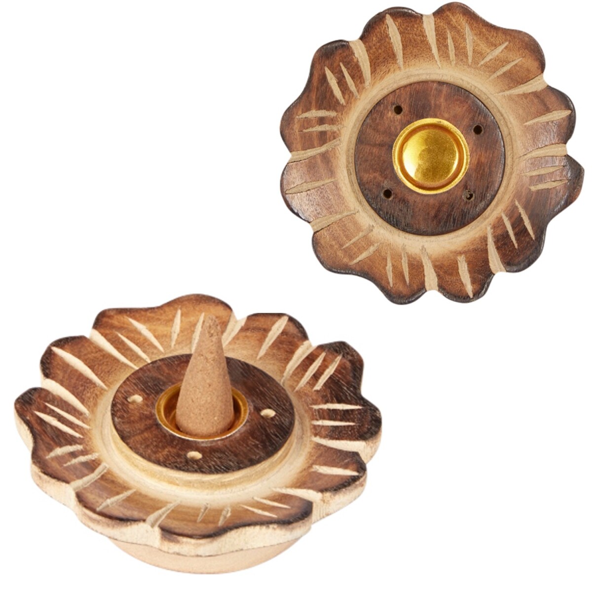 Set van 2 wierookkegelhouders Warda box