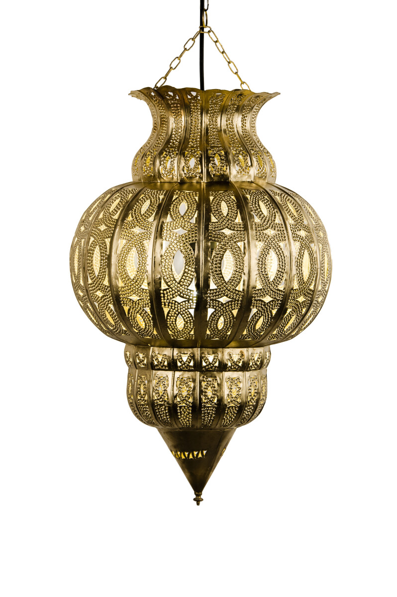 Hanglamp Isfahan Gold 50 cm | Oosterse lamp van metaal