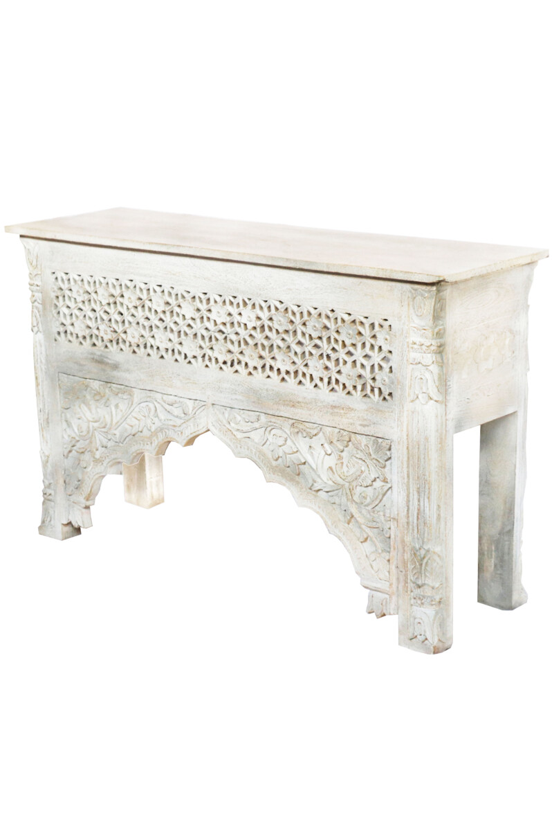 Oosterse houten consoletafel Akasha box