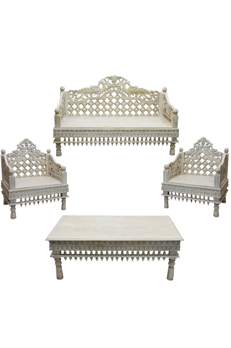 Set van 4 oosterse zitmeubels Imad box