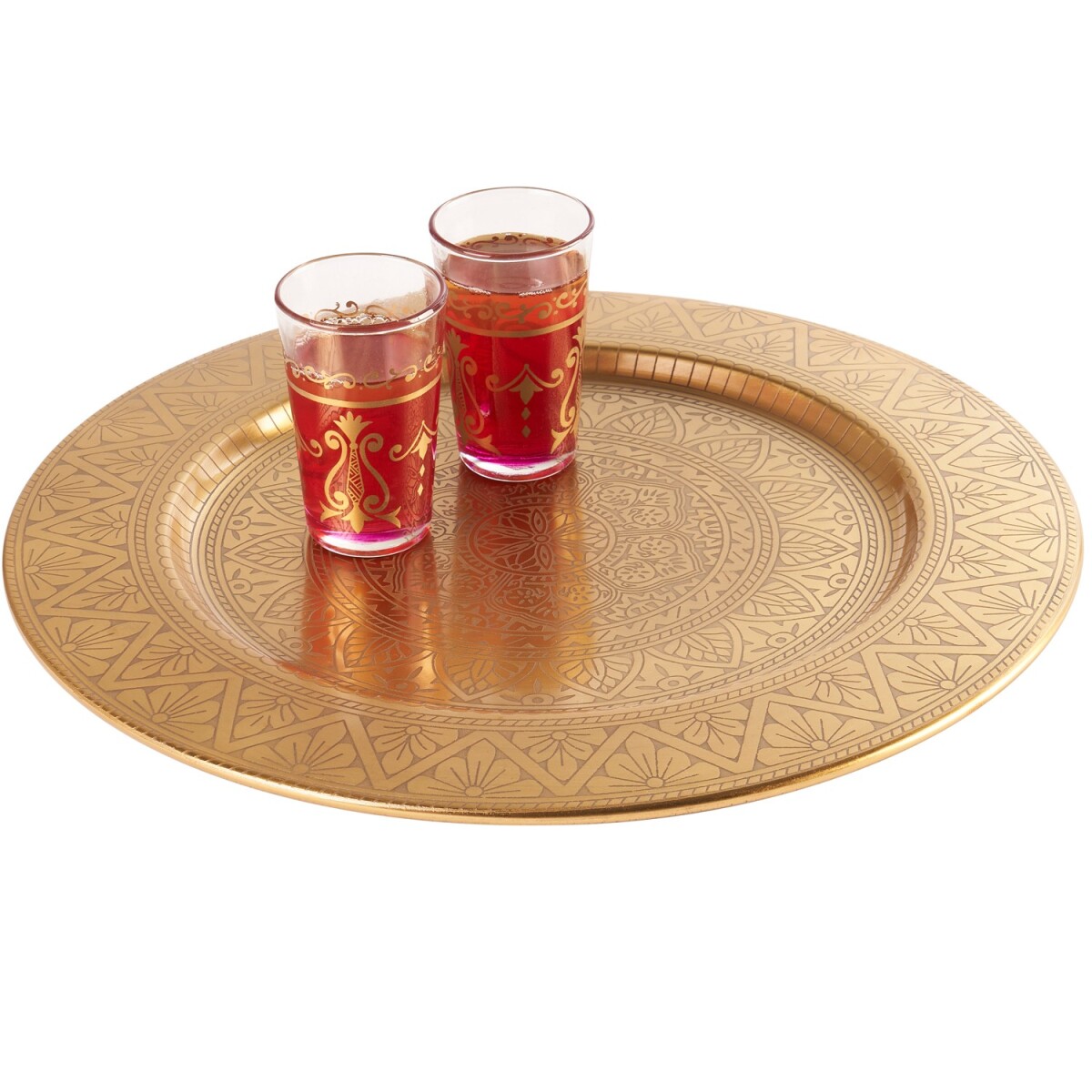 Oosterse decoratieve schaal, dienblad Manar Gold