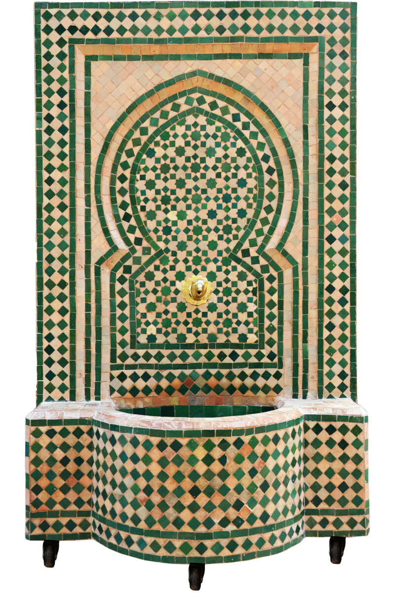 Marokkaanse mozaïek tuinfontein 120 box