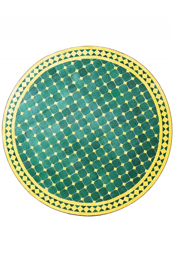 Oosterse tuinplaat Marrakesh - Groen/gee box