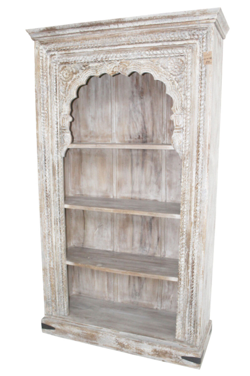 Oosterse vintage boekenkast, antiek, mas box