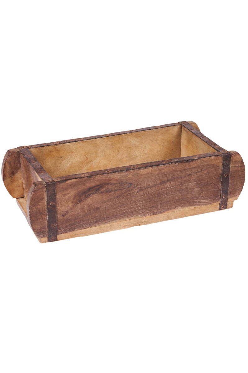 Vintage houten kist, houten dienblad van box