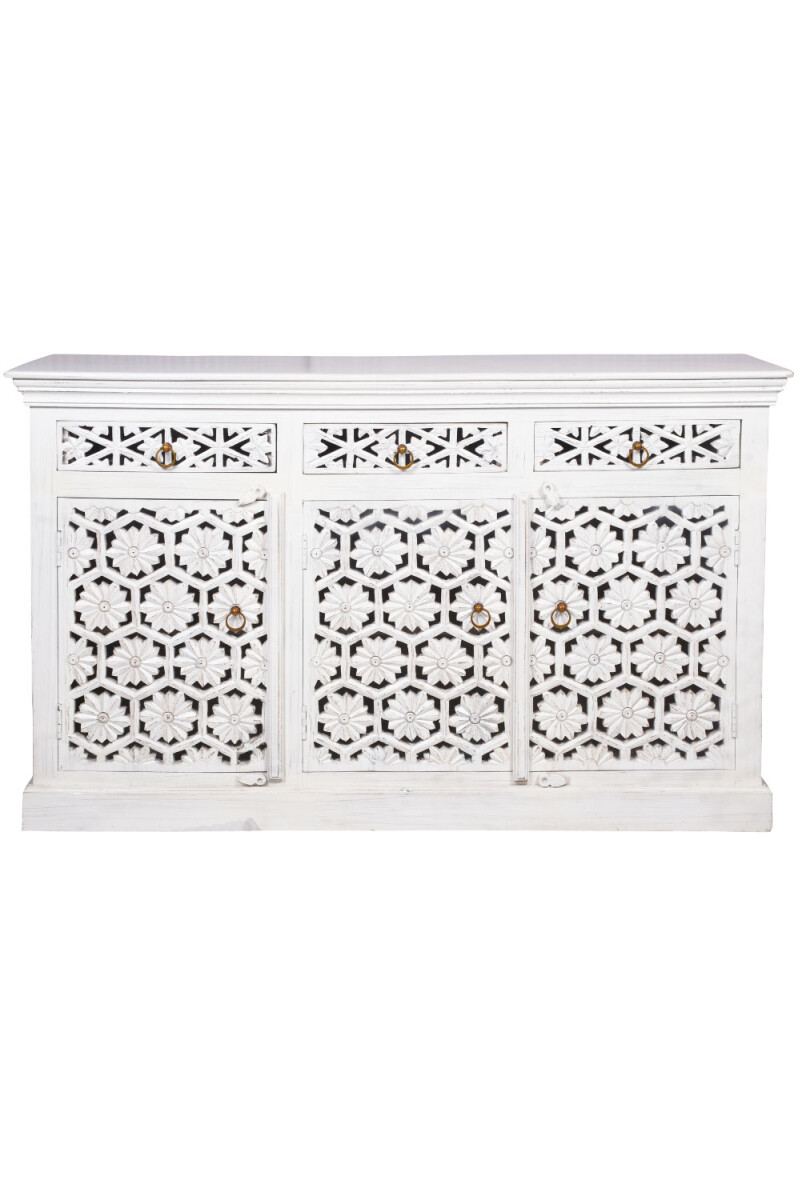 Oosterse driekastige dressoir Hamada box