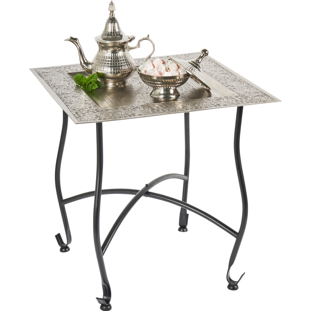 Bijzettafel voor in de tuin, opklapbare  box