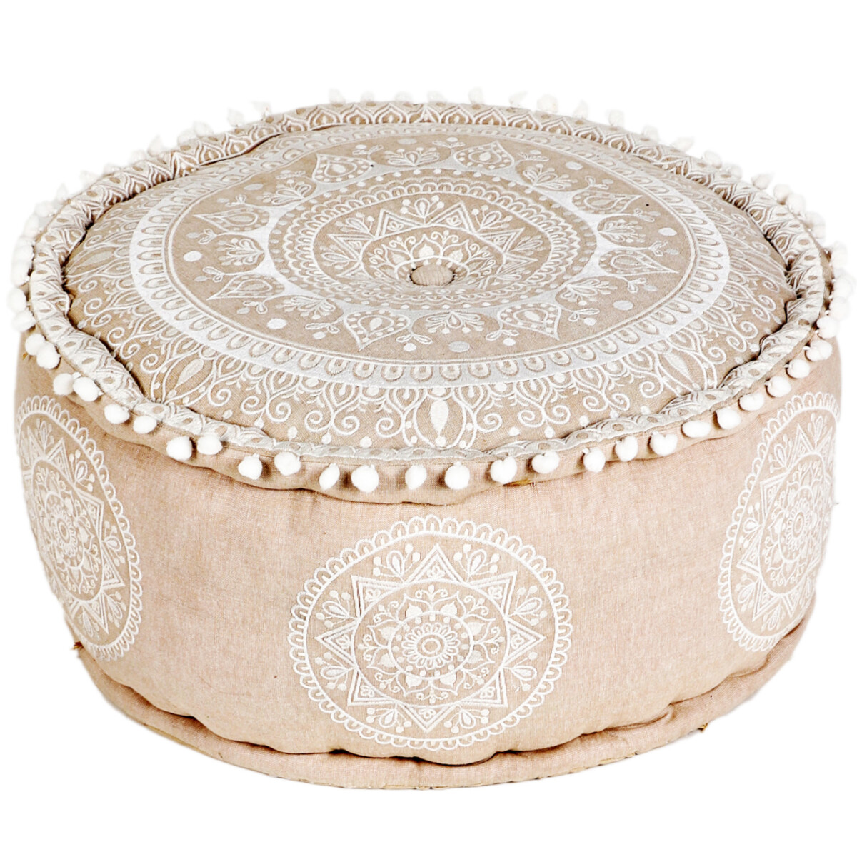 Boho-stijl poef, decoratief, Donia, 50 x box