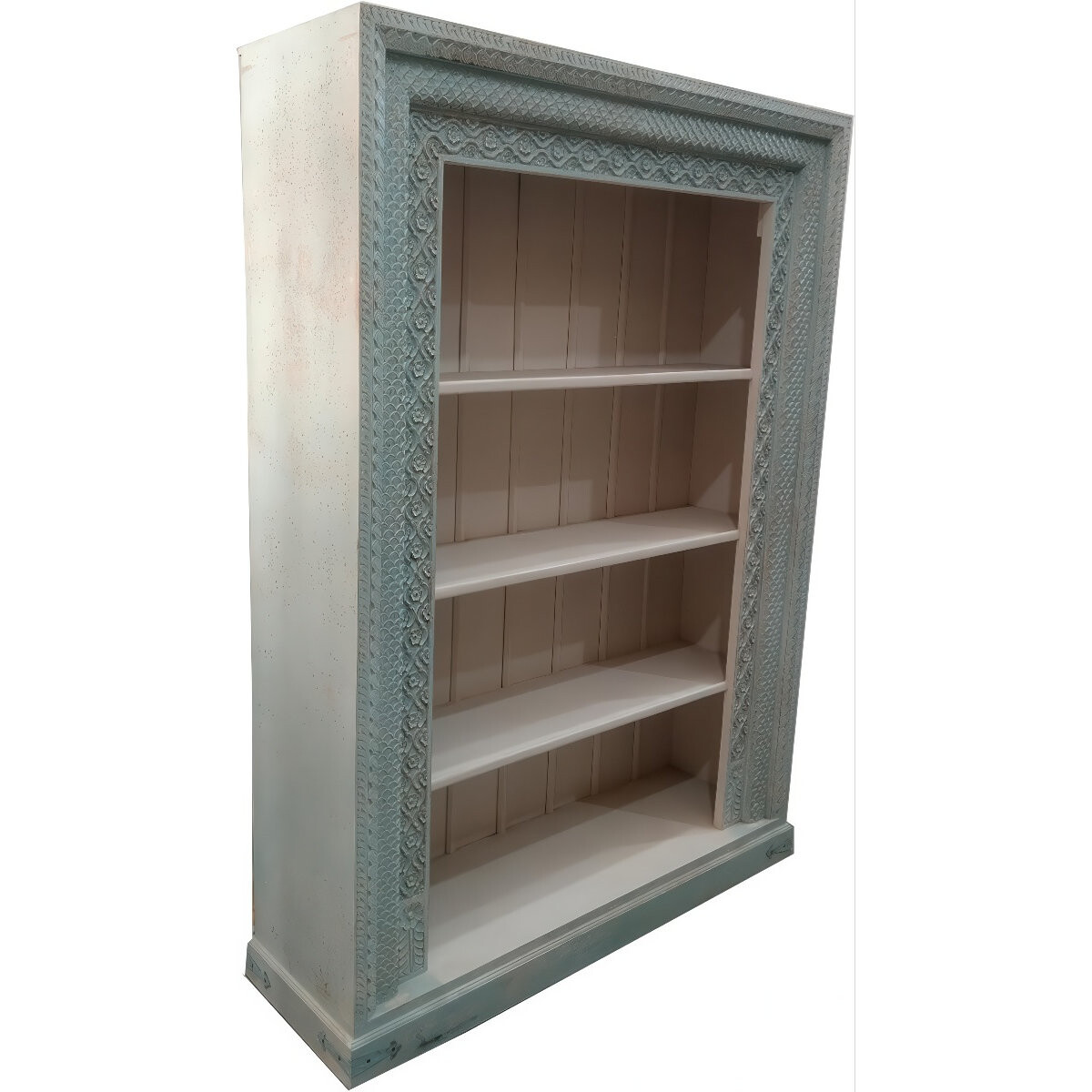 Vintage boekenkast, antiek, 210 cm, mode box