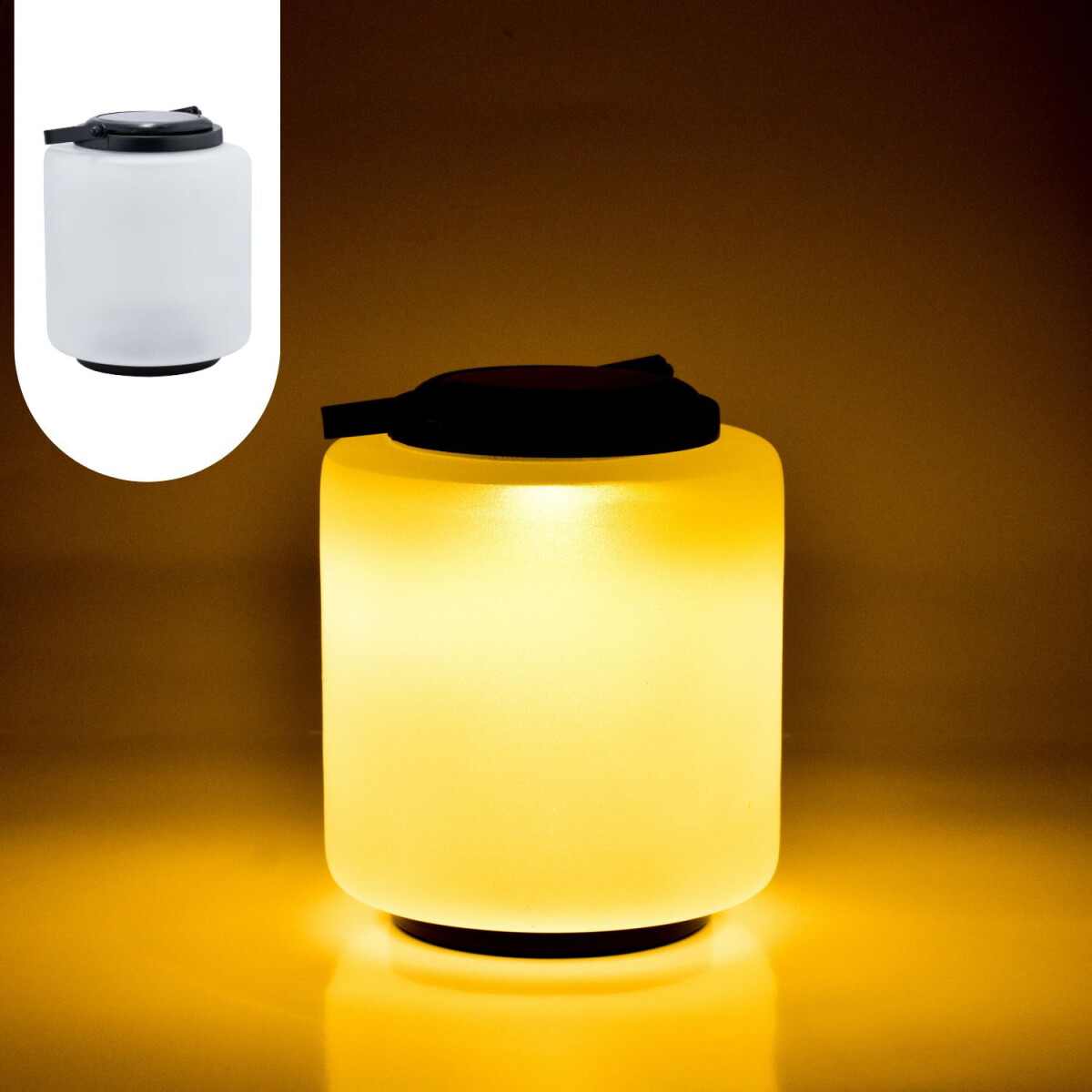 Moderne glazen zonne-lantaarn Lantaarn L box