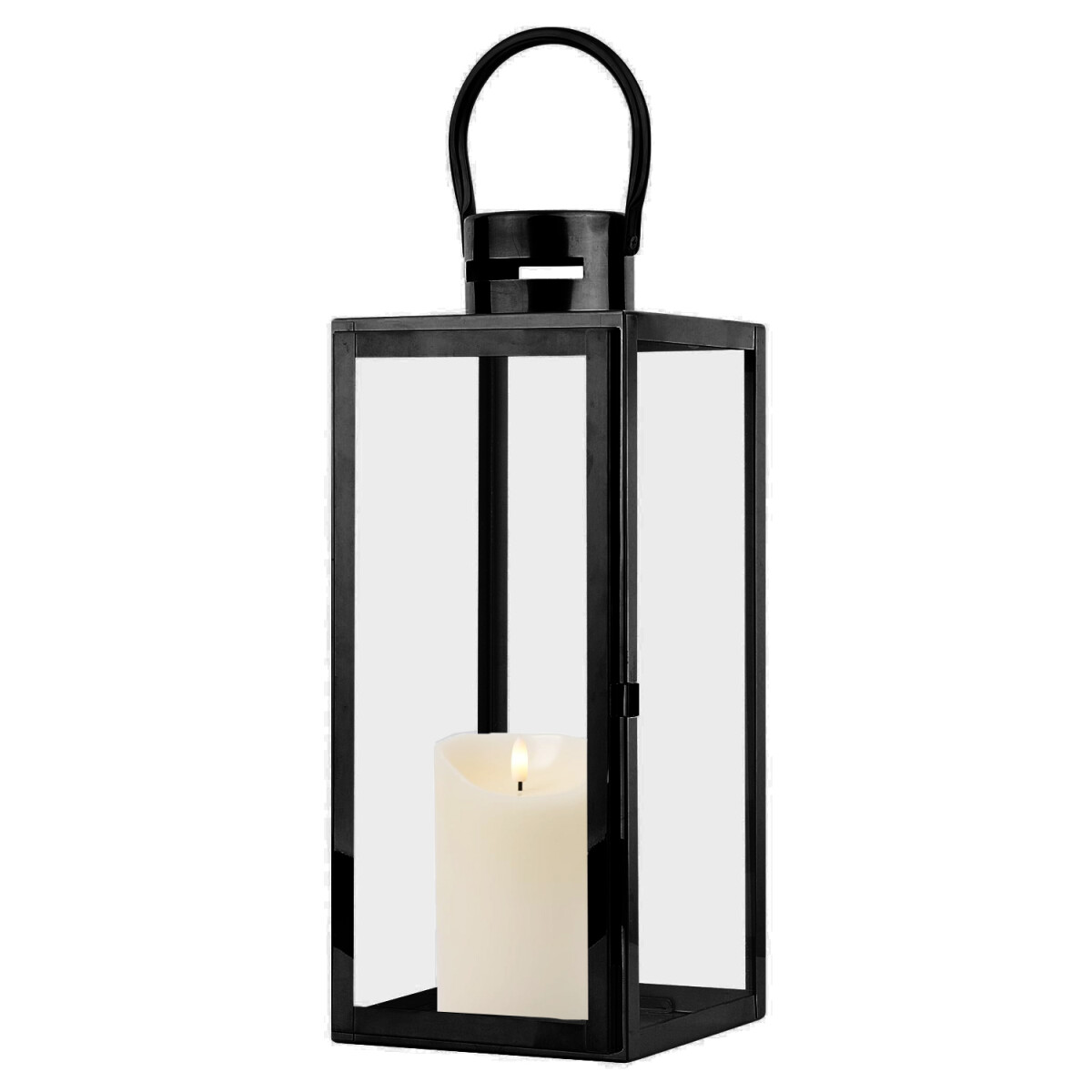 Tuinlantaarn Jarda, zwart, 39 cm box