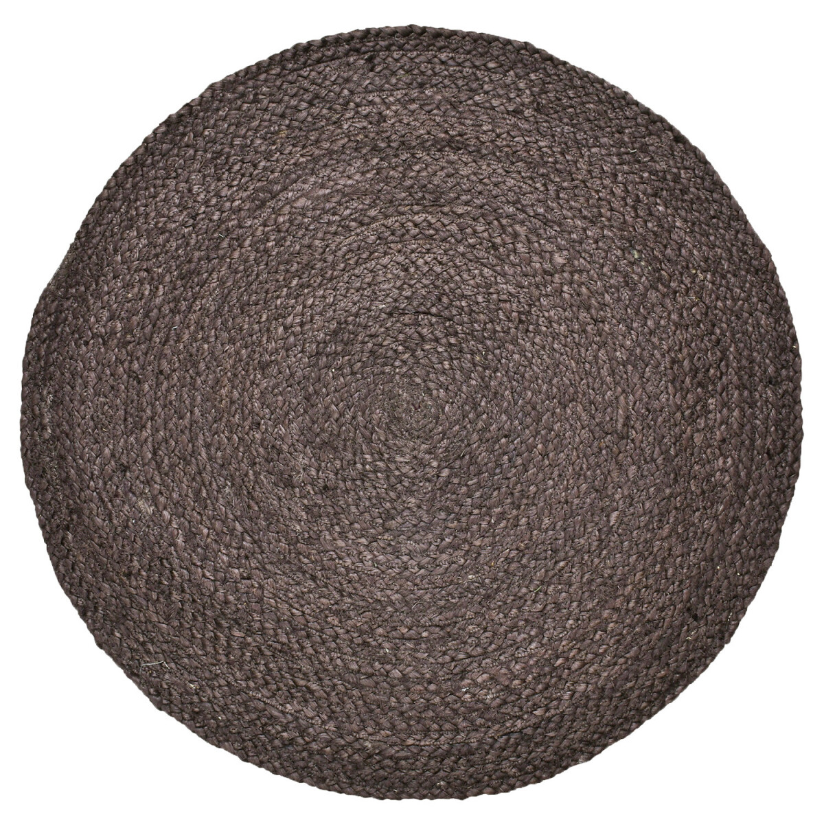 Ethno Boho decoratief jute tapijt Abrila rond 100 cm bruin