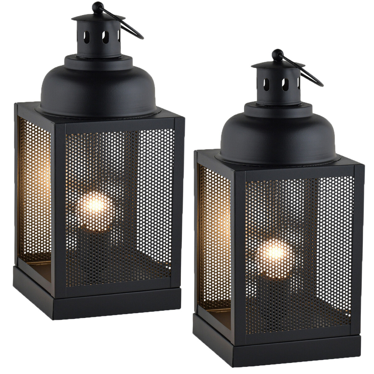 Set van 2 moderne tafellampen/nachtlampj box