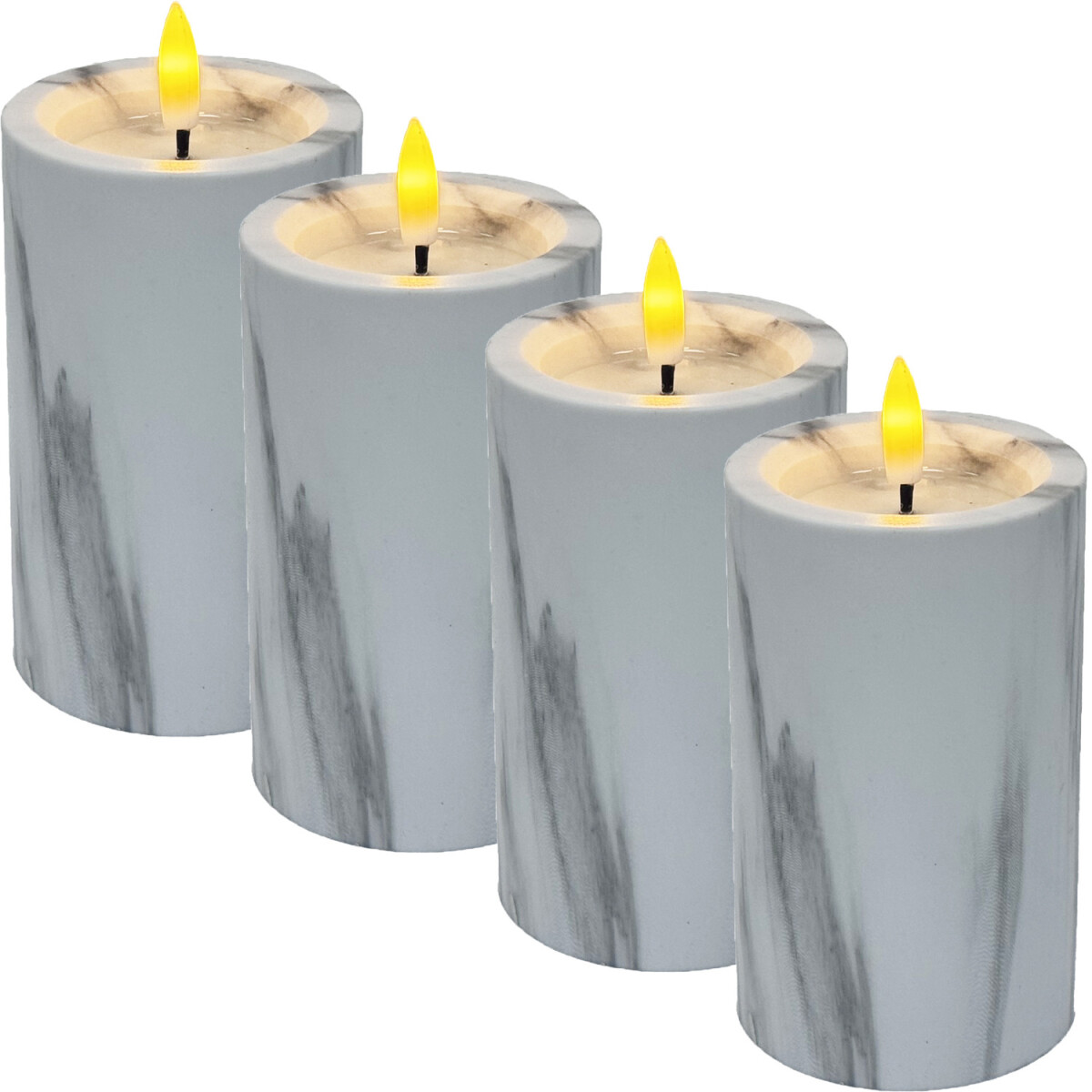 Set van 4 LED-kaarsen Hony box