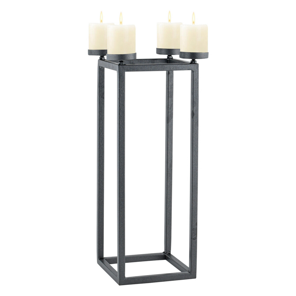 Moderne decoratieve kandelaars en theeli box
