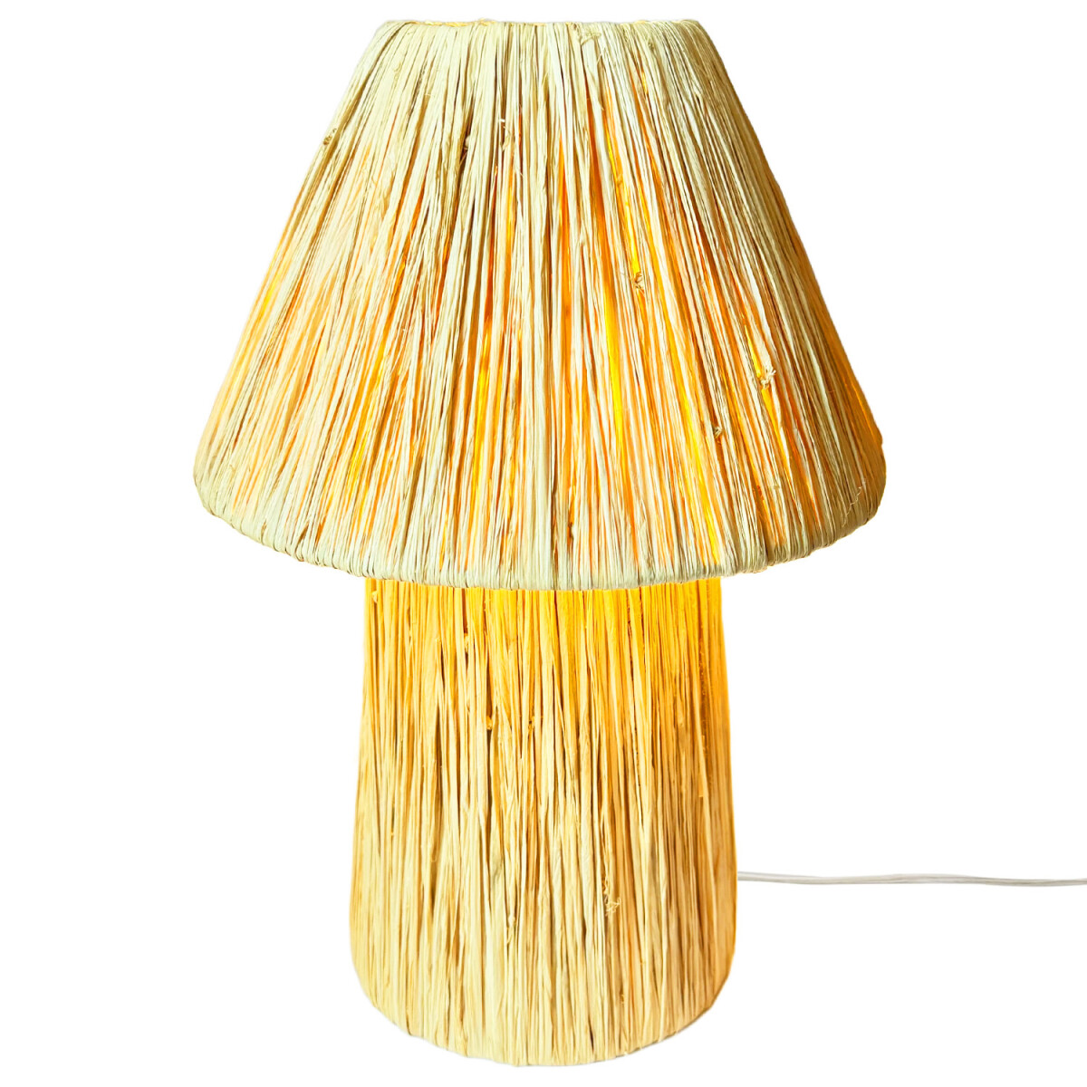 Boho-tafel- en nachtlamp Morjan Beige