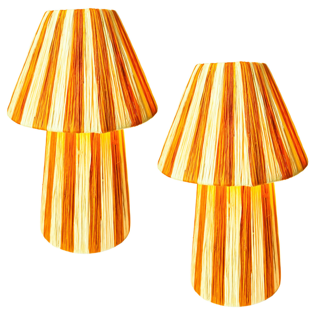 Set van 2 boho-decoratieve tafellampen/n box