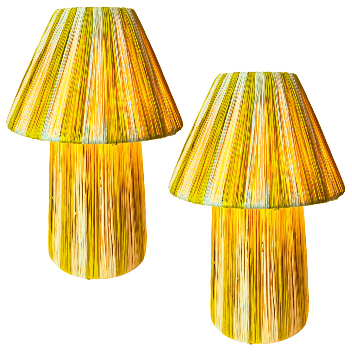 Set van 2 boho-decoratieve tafellampen / nachtlampjes Morjan