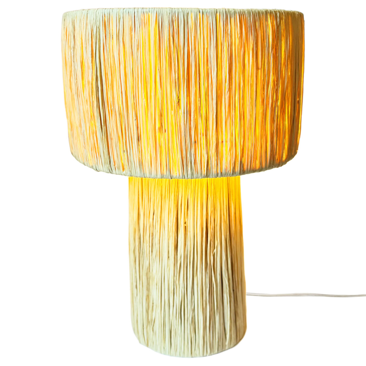 Boho-tafel- en nachtlamp Morjana, beige