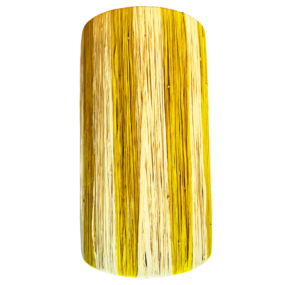 Wandlamp Morjana beige-geel raffia | H 3 box