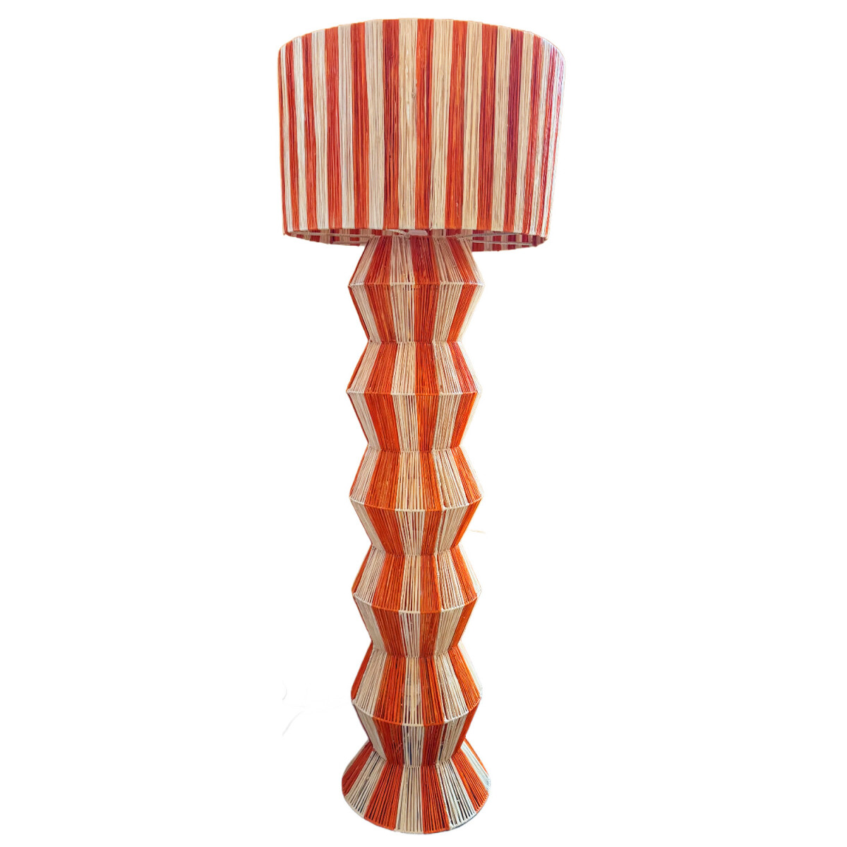 Boho-decoratieve staande lamp Tulum beig box