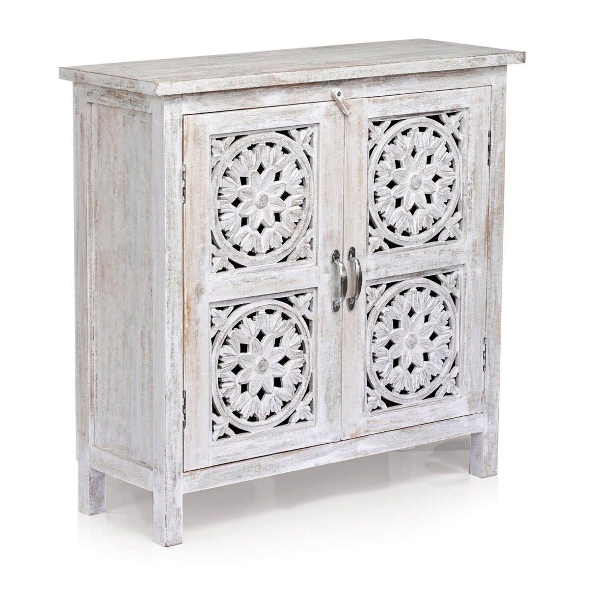 Landhuis-commode Ezra wit 76 cm box