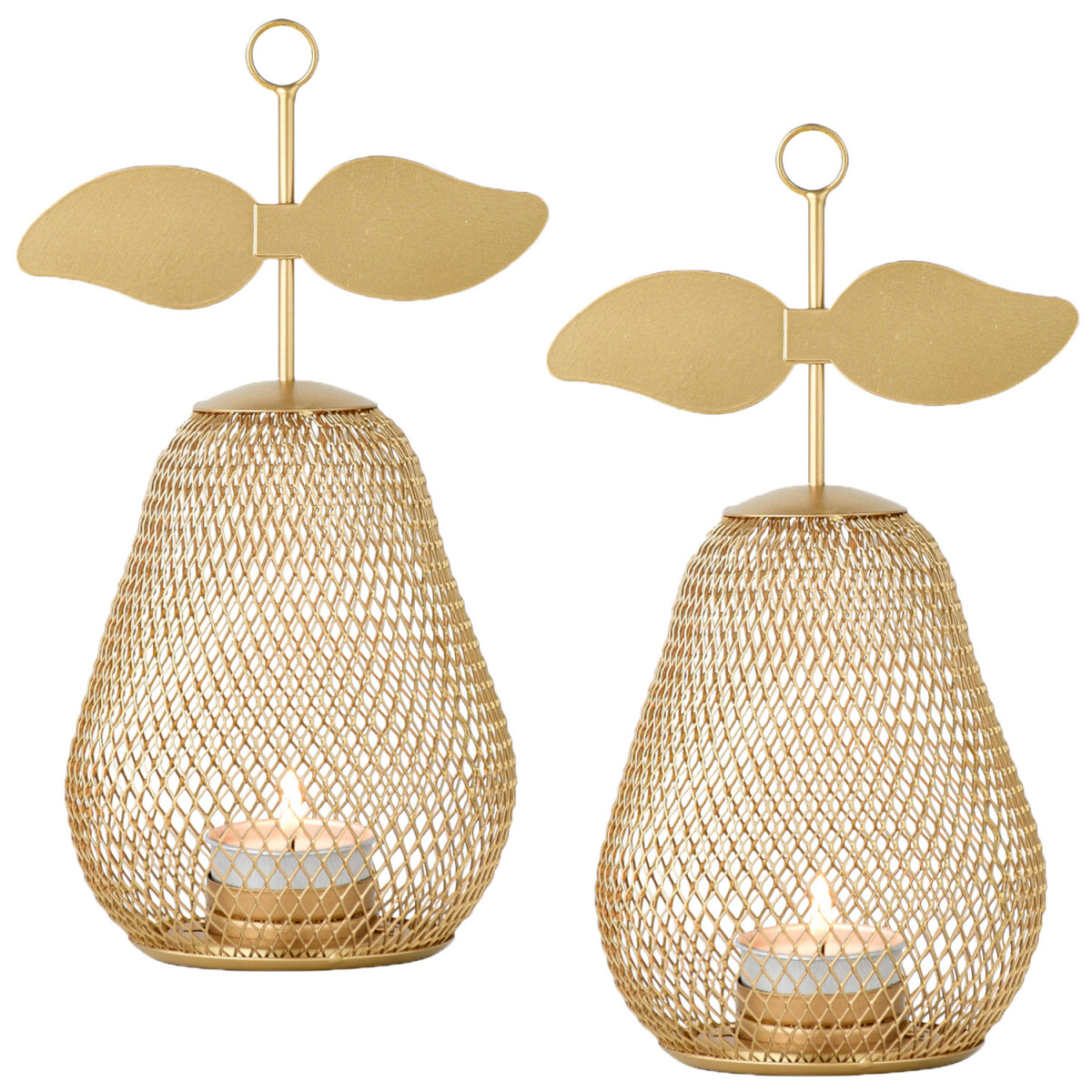 Set van 2 moderne decoratieve theelichth box