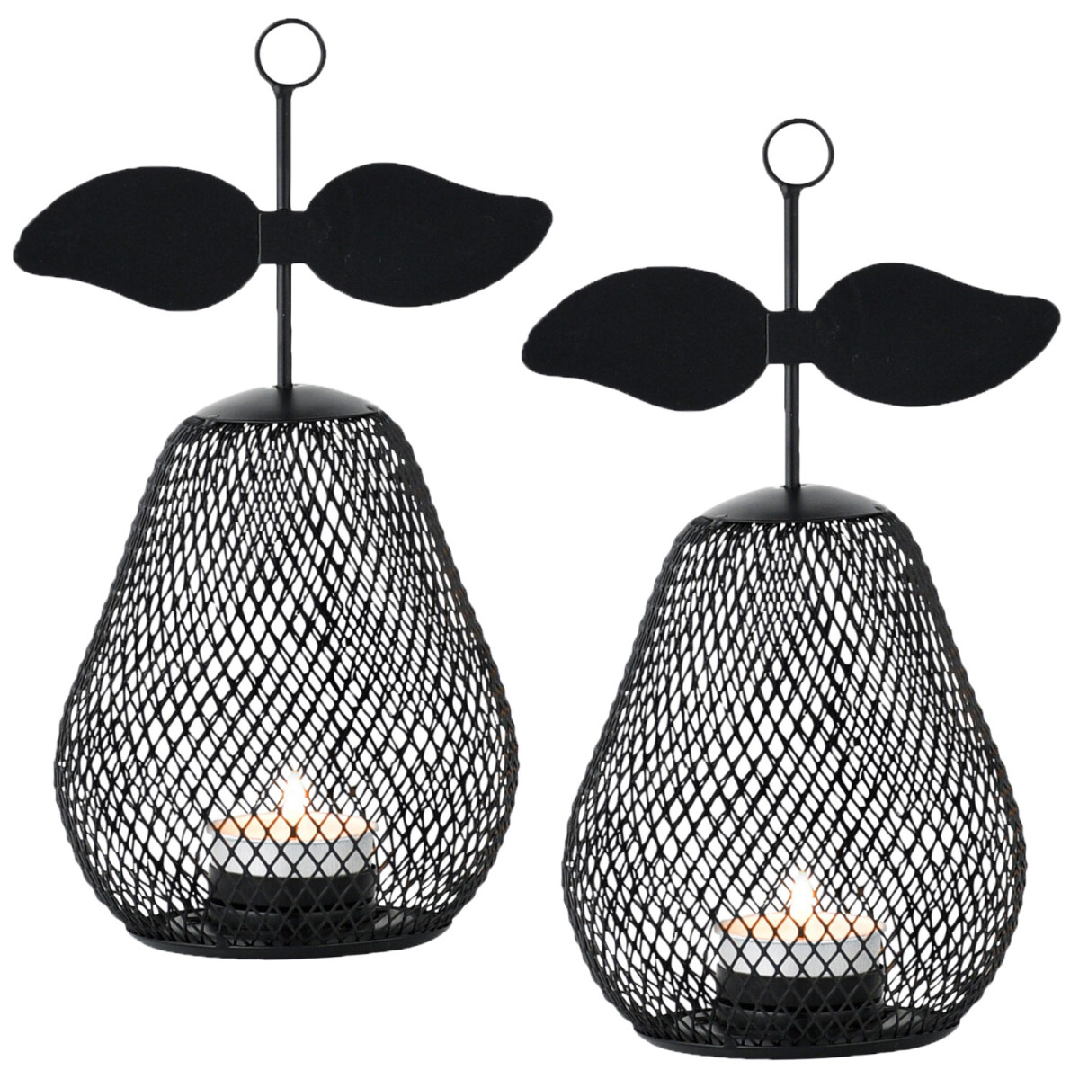 Set van 2 moderne decoratieve theelichth box