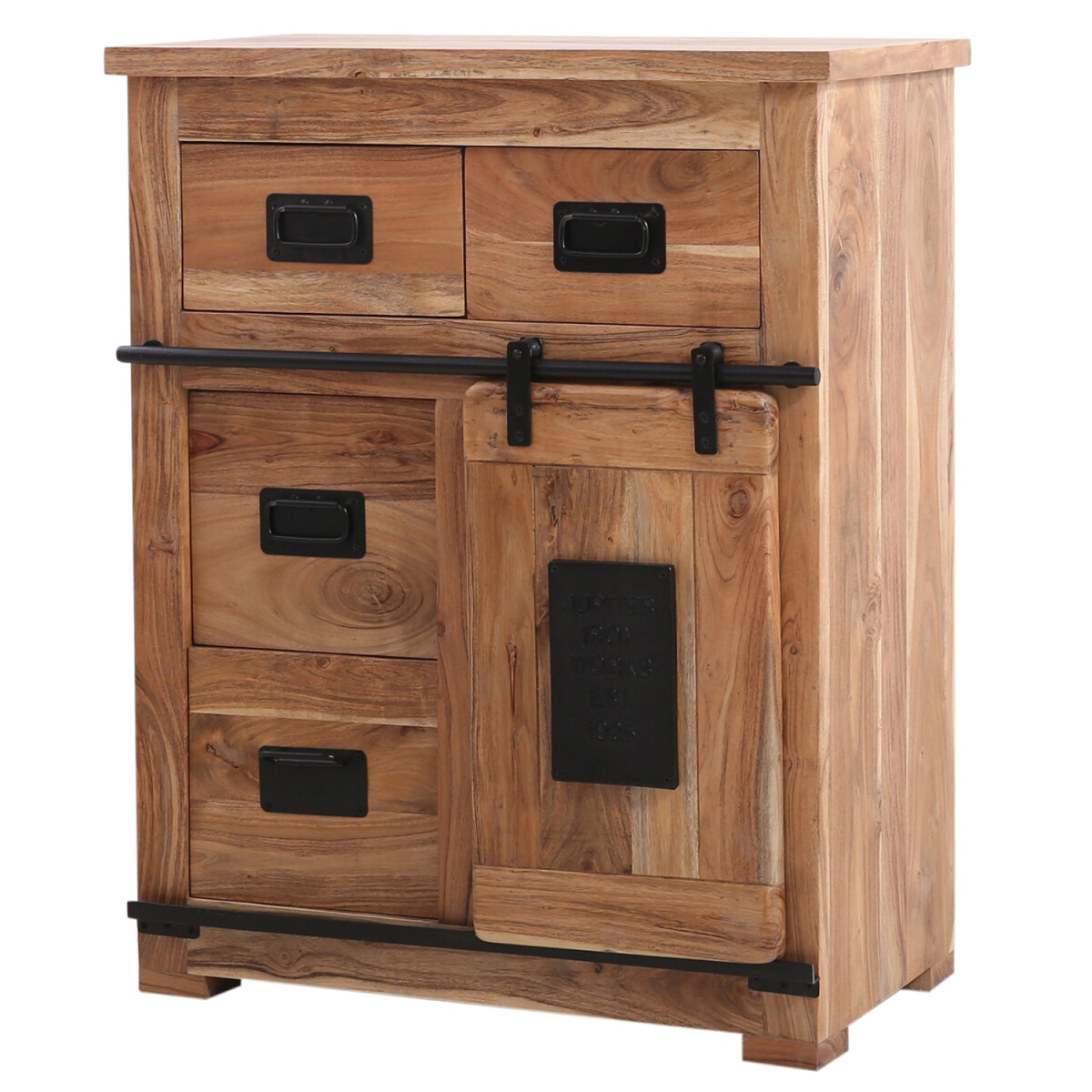Commode ABCDE 100 cm, industrieel design box