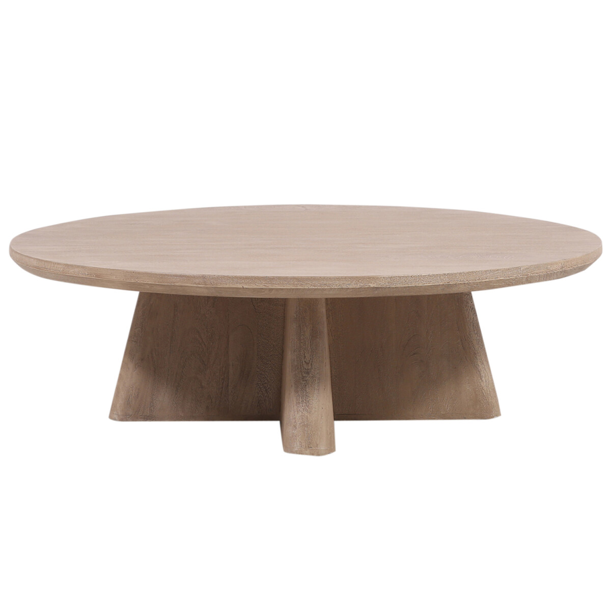 Salontafel Adelina Ø 120 cm van massief mangohout in 