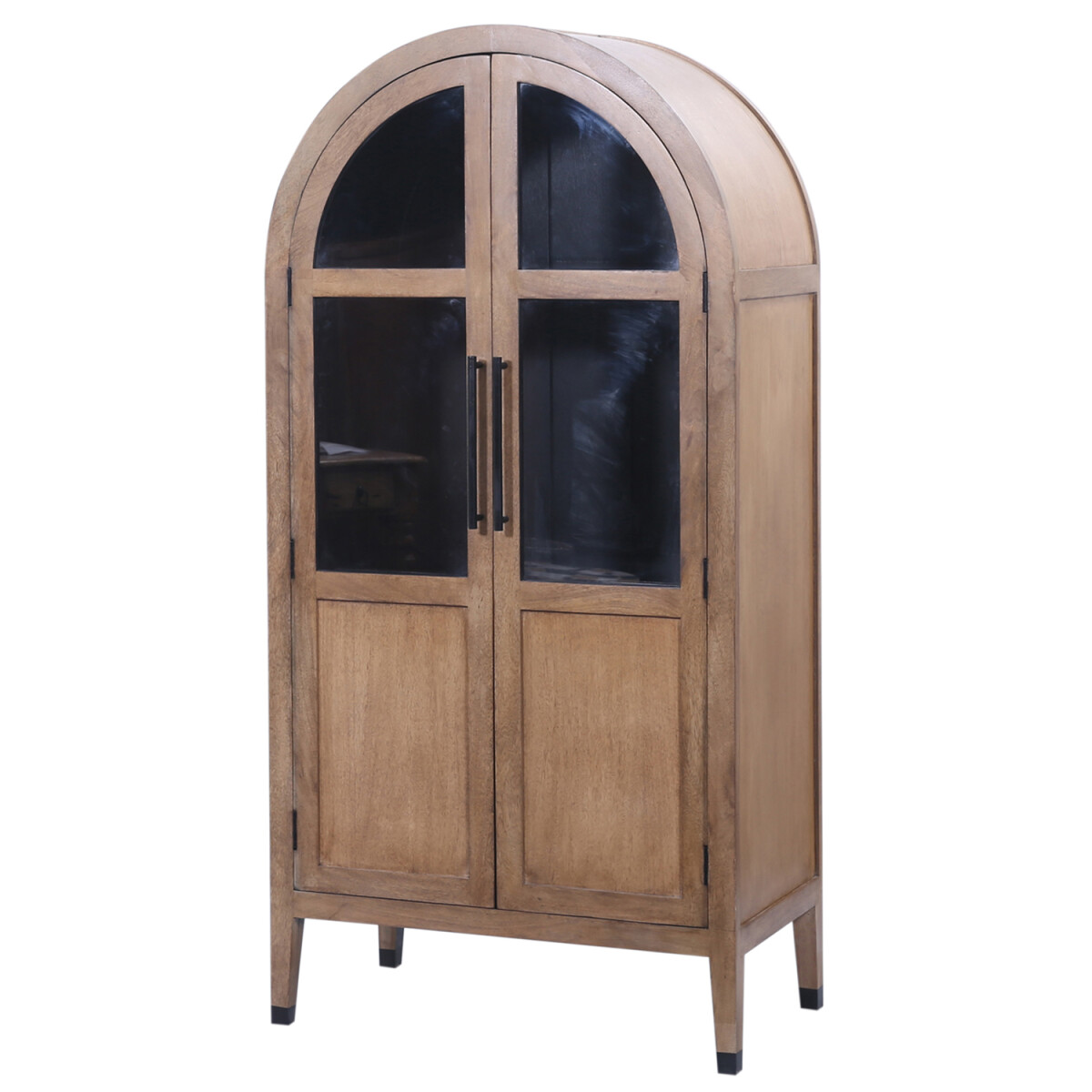 Vitrine Adalgo, 180 cm hoog, van mangoho box