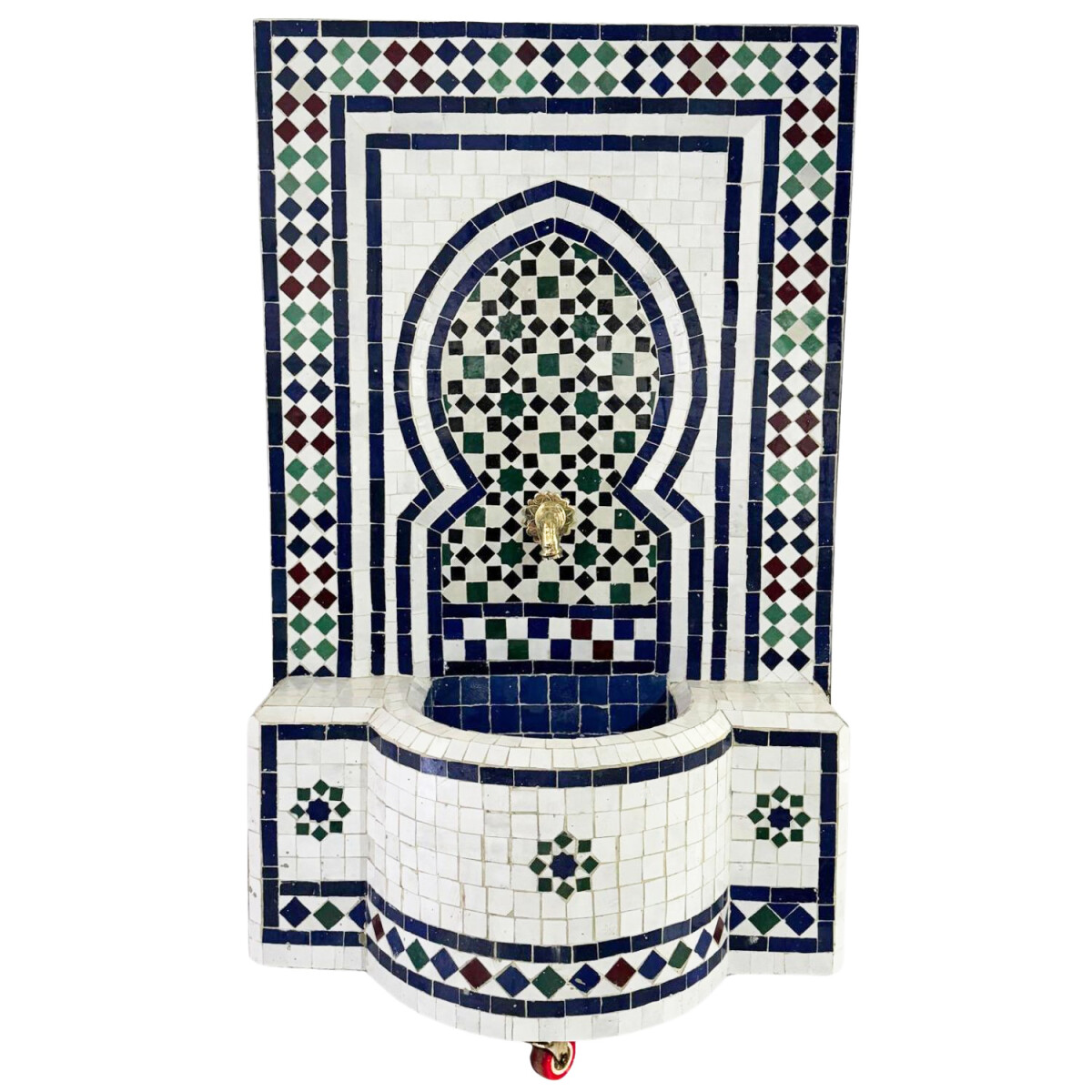 Marokkaanse mozaïek tuinfontein 108 cm | Boho kamerfont