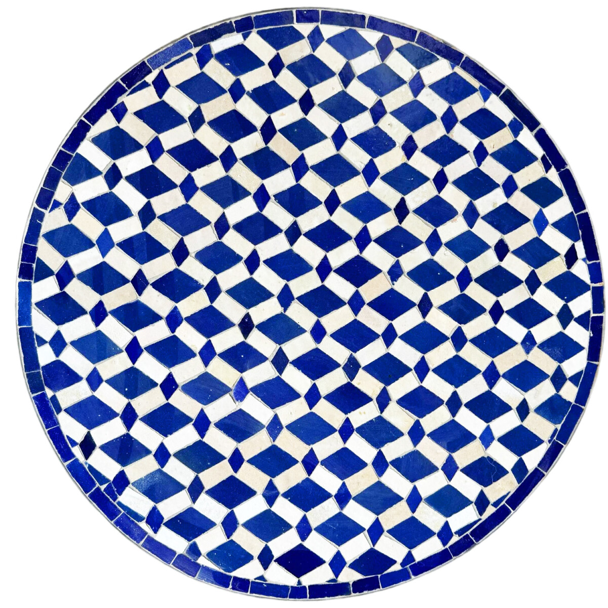 Mozaïektegel Moro Blauw - Rond 60 c box