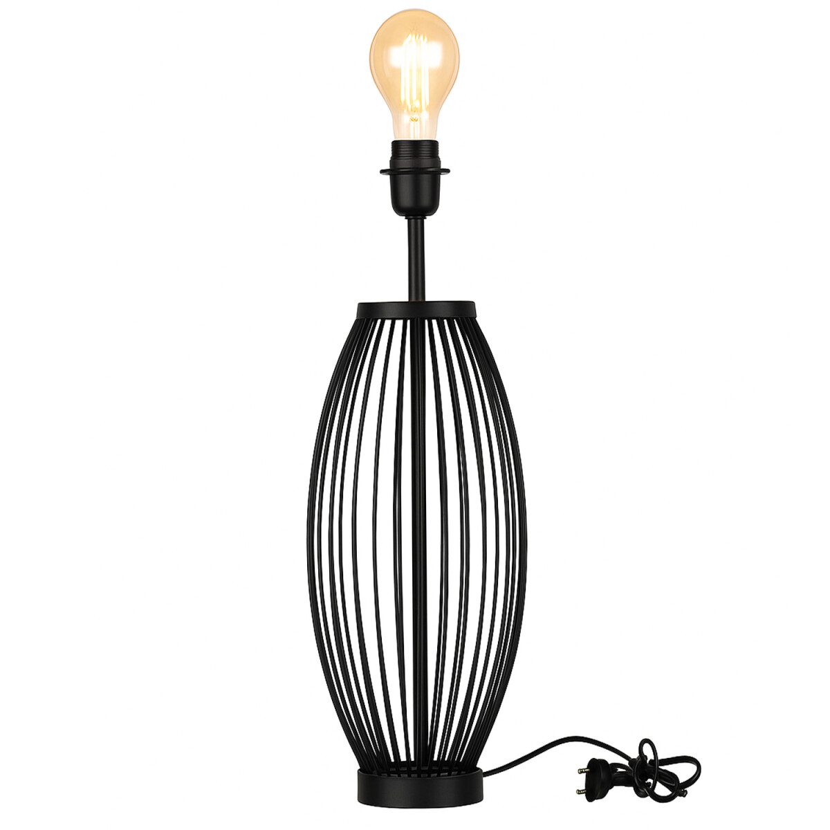 Tafellampvoet Trefor zwart 51 cm – Scandinavische lamp