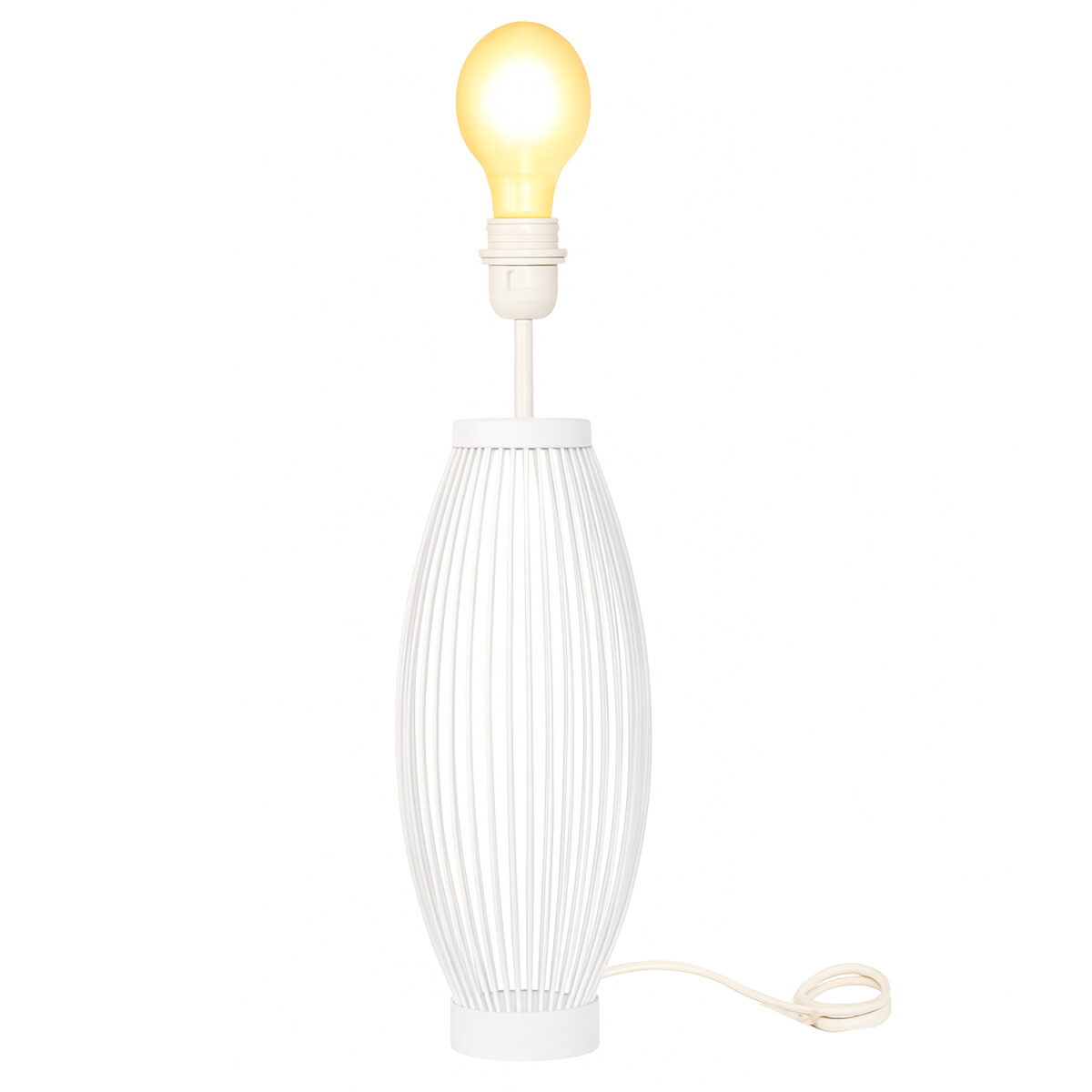 Tafellampvoet Trefor wit 51 cm – Scandinavische lampvo